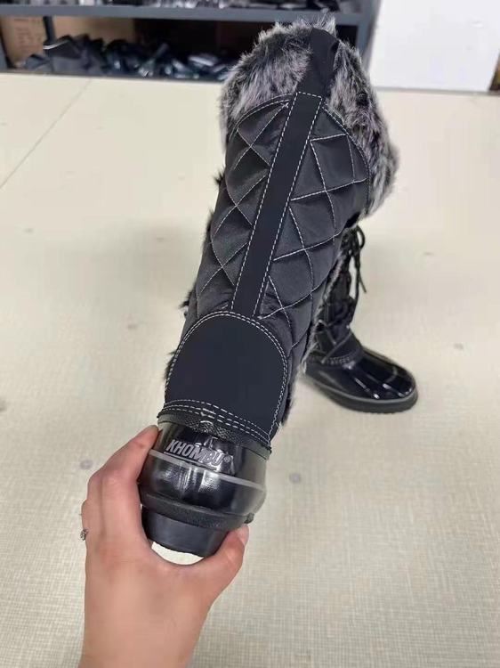 Ladies Warm Faux Fur Lined Winter Snow Boots