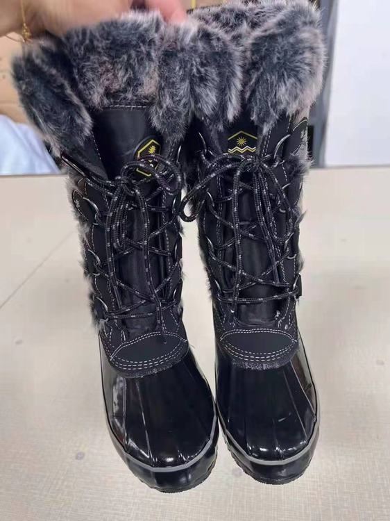 Ladies Warm Faux Fur Lined Winter Snow Boots
