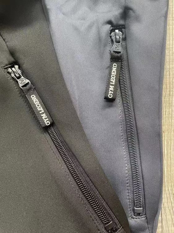 Men's 2 Color Blocked Zip-up Hoodie