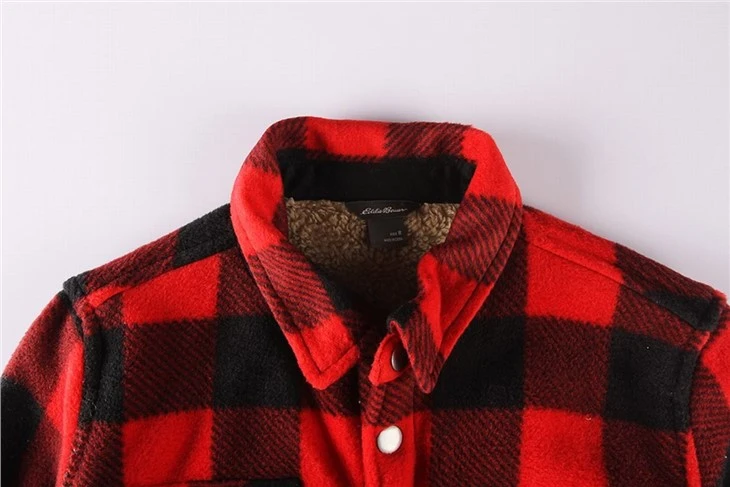 Kids Boy's Sherpa Plaid Shirts Tops